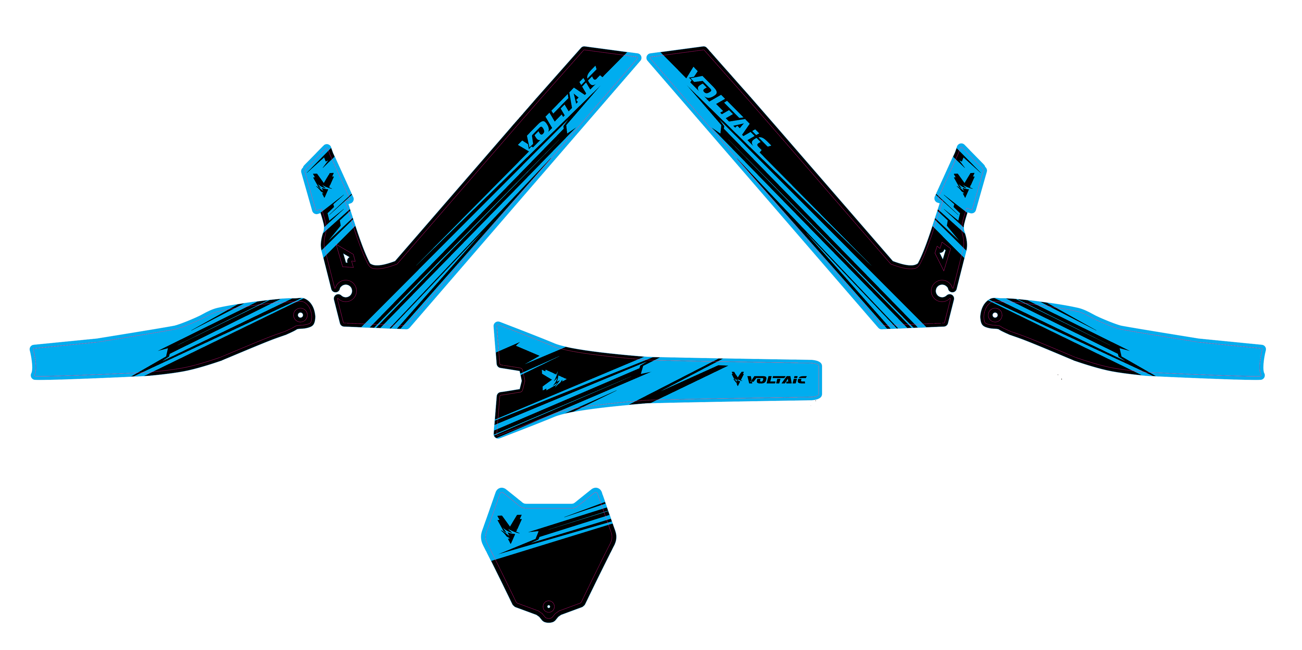20'' Flying Fox Graphics Kit